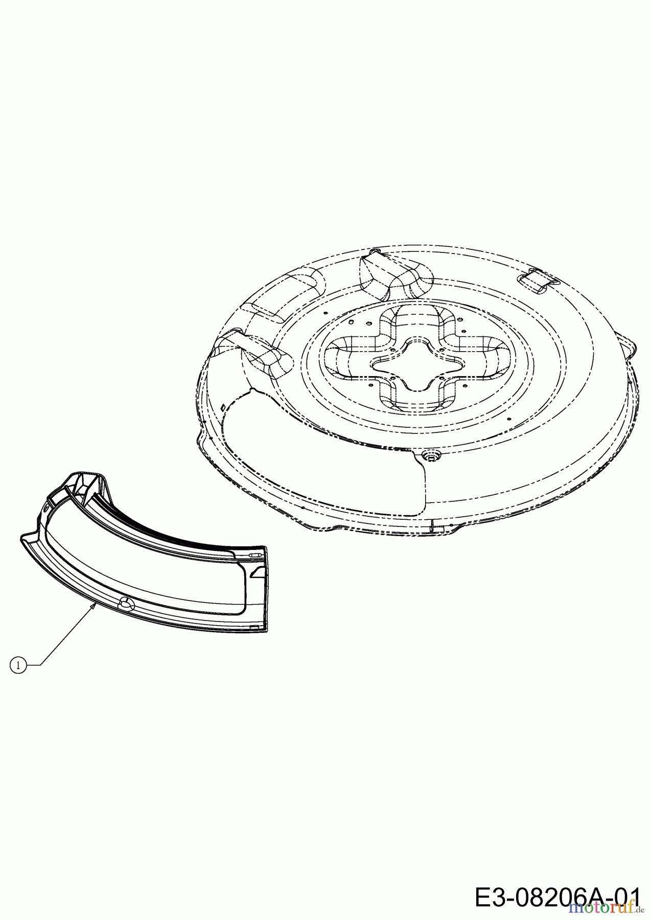  Cub Cadet Rasentraktoren LR1 MS76 13A726JD603 (2020) Mulchklappe