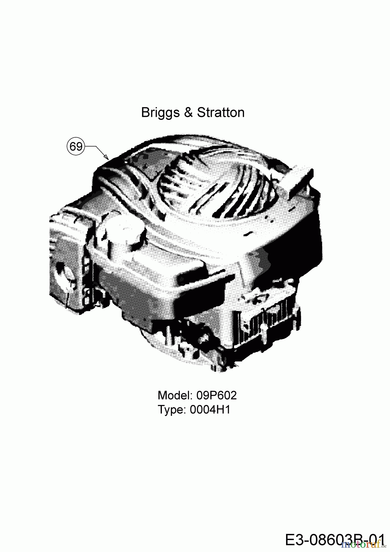  Cub Cadet Motormäher mit Antrieb LM1 CR46 12A-TQ5C603  (2018) Motor Briggs & Stratton