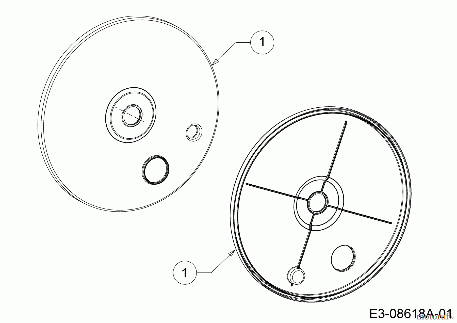 Cub Cadet Motormäher mit Antrieb LM2 DR53 12D-PRKC603 (2019) Radabdeckungen
