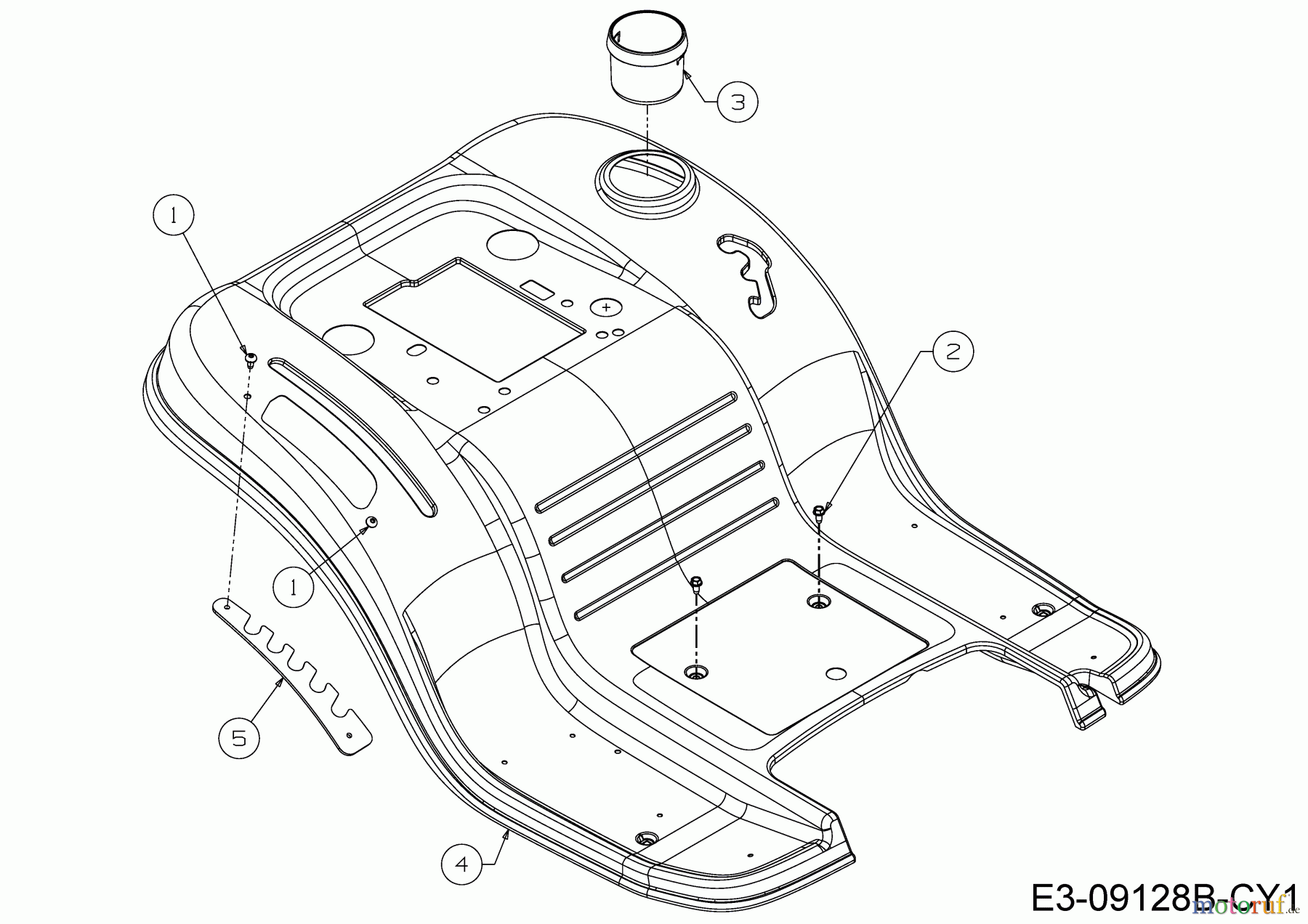 Cub Cadet Rasentraktoren LT1 NS96 13I276DF603 (2020) Sitzwanne