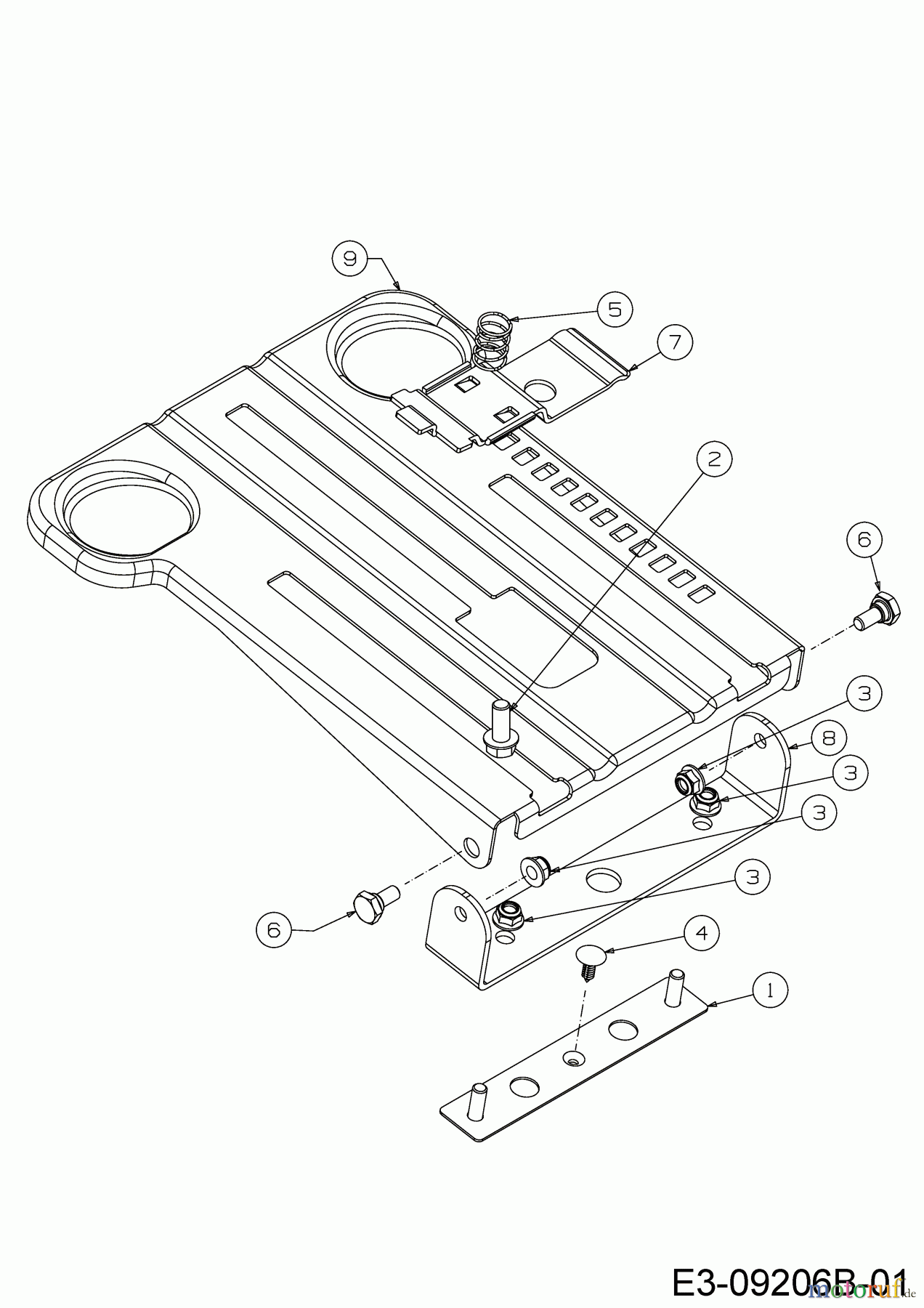 Cub Cadet Rasentraktoren XT2 PS117I 13BZA1CN603 (2020) Sitzträger