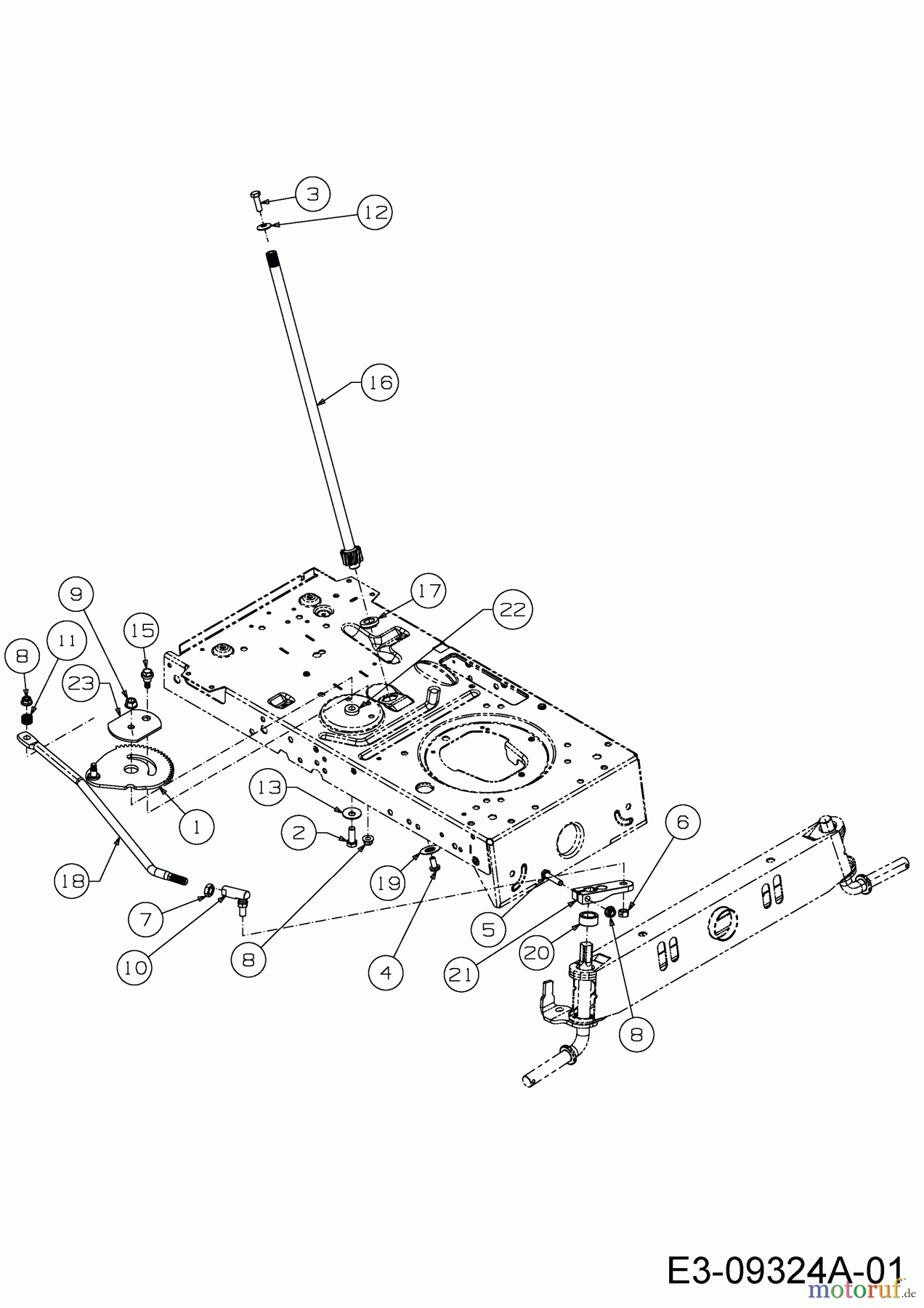 Cub Cadet Rasentraktoren LT1 NS96 13I276DF603 (2020) Lenkung