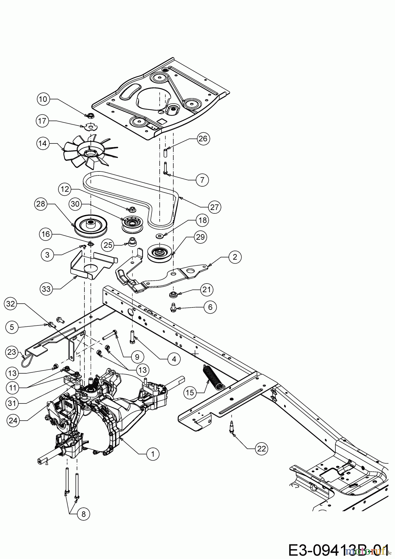 Cub Cadet Rasentraktoren LR2 NS76 13A221JD603 (2020) Fahrantrieb
