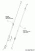 Cub Cadet LM2 DR46ES 12CCTQS7603 (2019) Ersatzteile Bremszug, Schaltzug