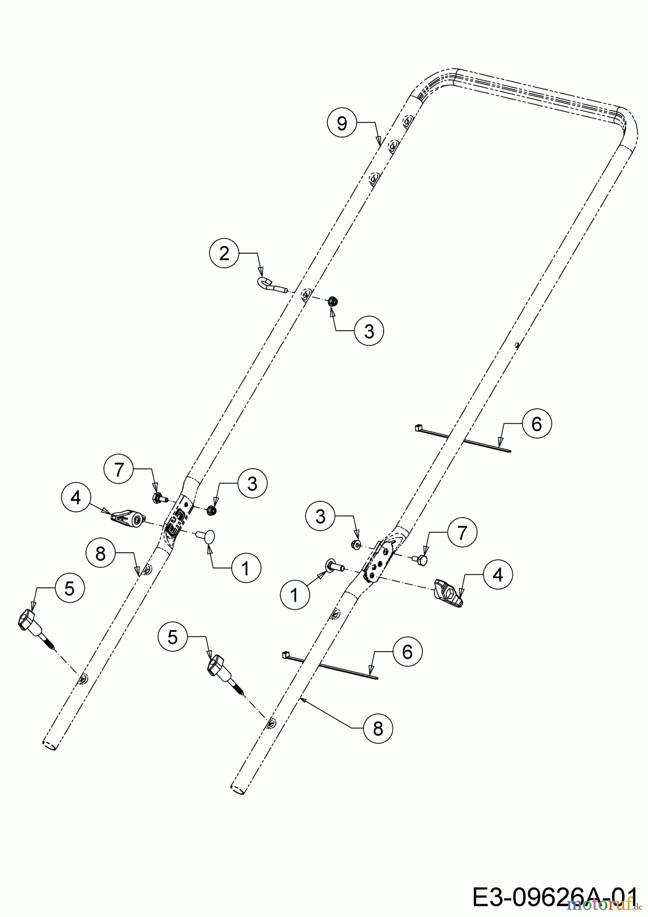 Cub Cadet Motormäher mit Antrieb LM3 ER53 12AQC6J4603 (2020) Holm