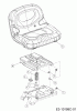 Cub Cadet LR1 MS76 13A726JD603 (2020) Ersatzteile Sitz, Sitzträger