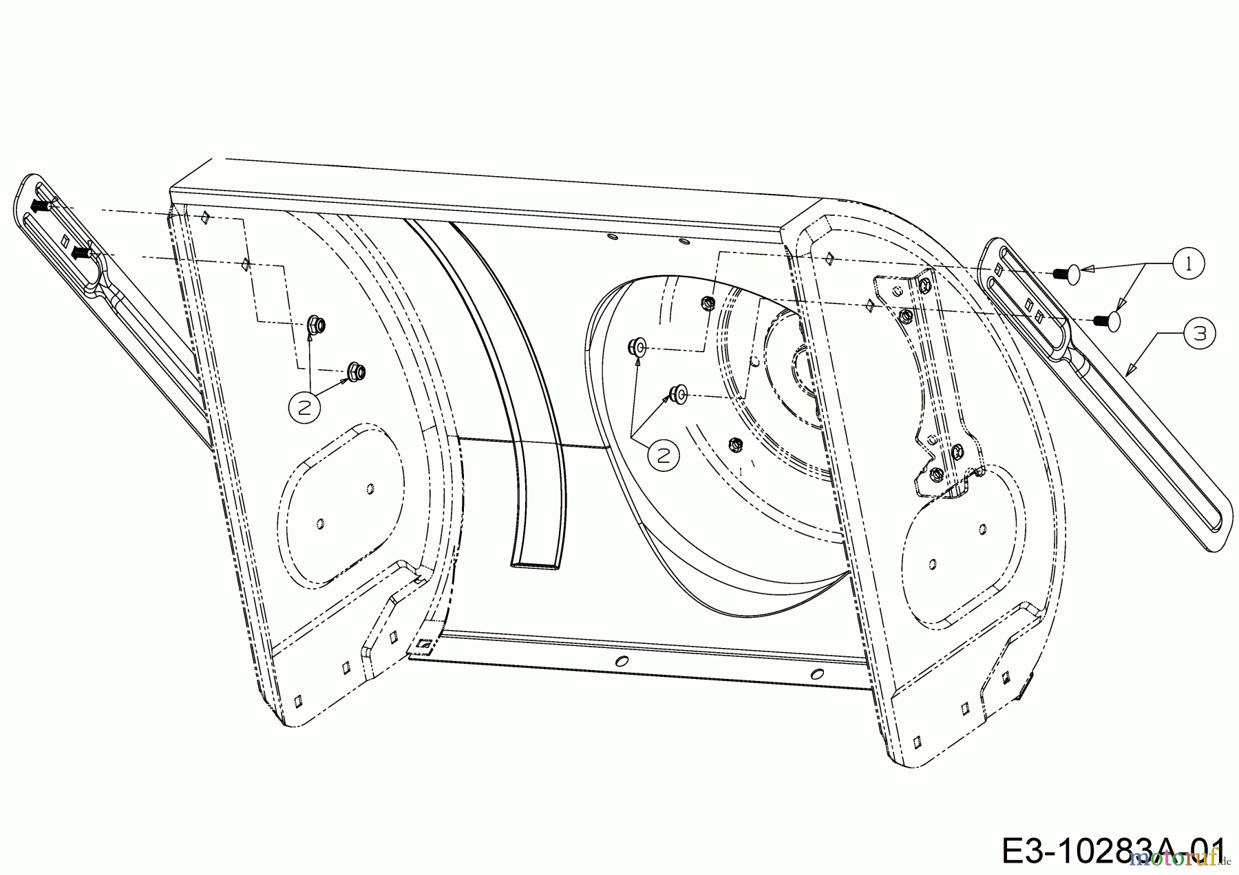 Cub Cadet Schneefräsen XS2 61 SWE 31BW53LR603 (2020) Fräsführung