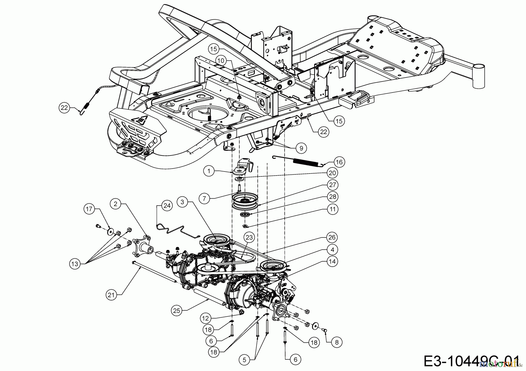 Cub Cadet Zero Turn XZ5 L107 17AAEACS603 (2020) Fahrantrieb