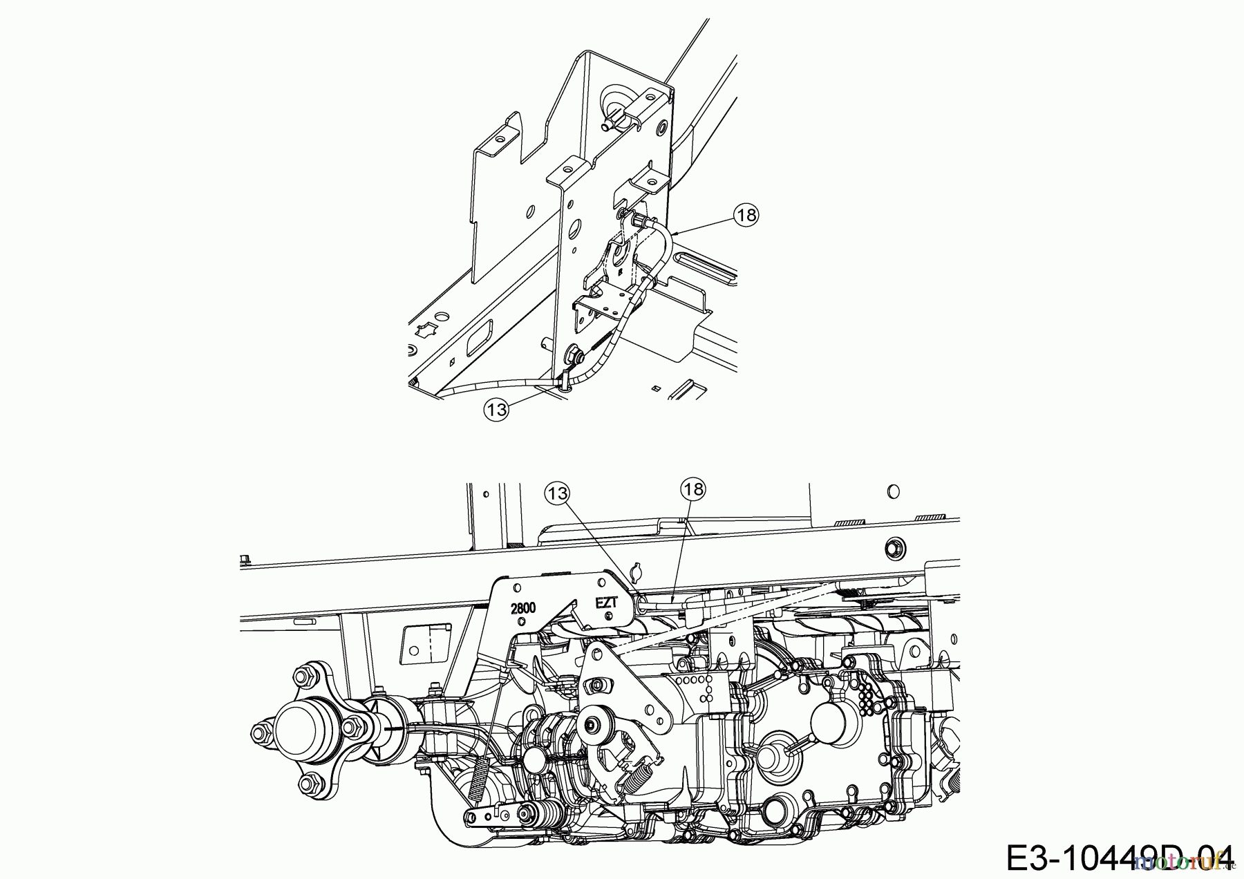 Cub Cadet Zero Turn XZ5 L137 17AIEACI603 (2020) Fahrantrieb ab 07.09.2020