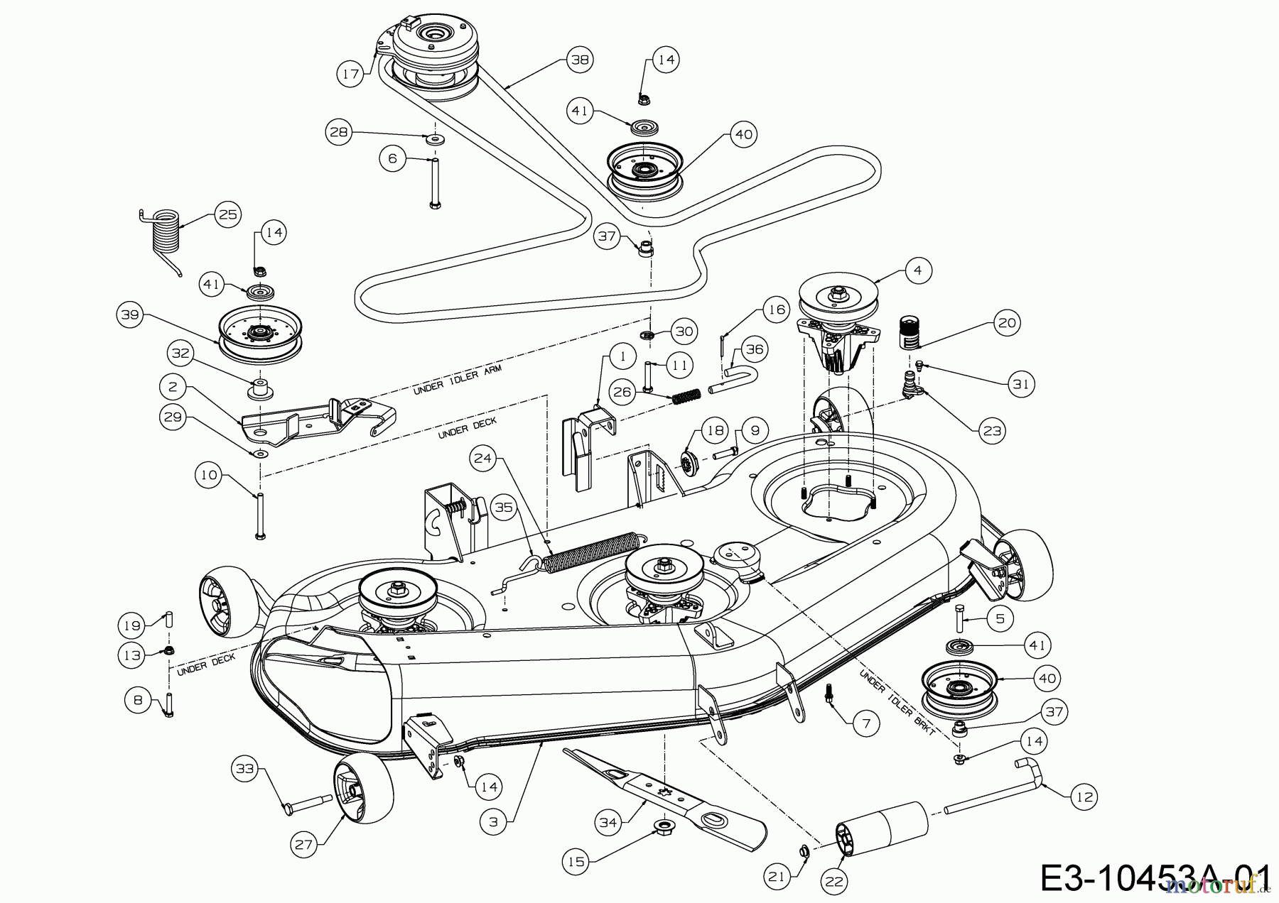  Cub Cadet Zero Turn XZ1 137 17CICACW603  (2020) Mähwerk W (54