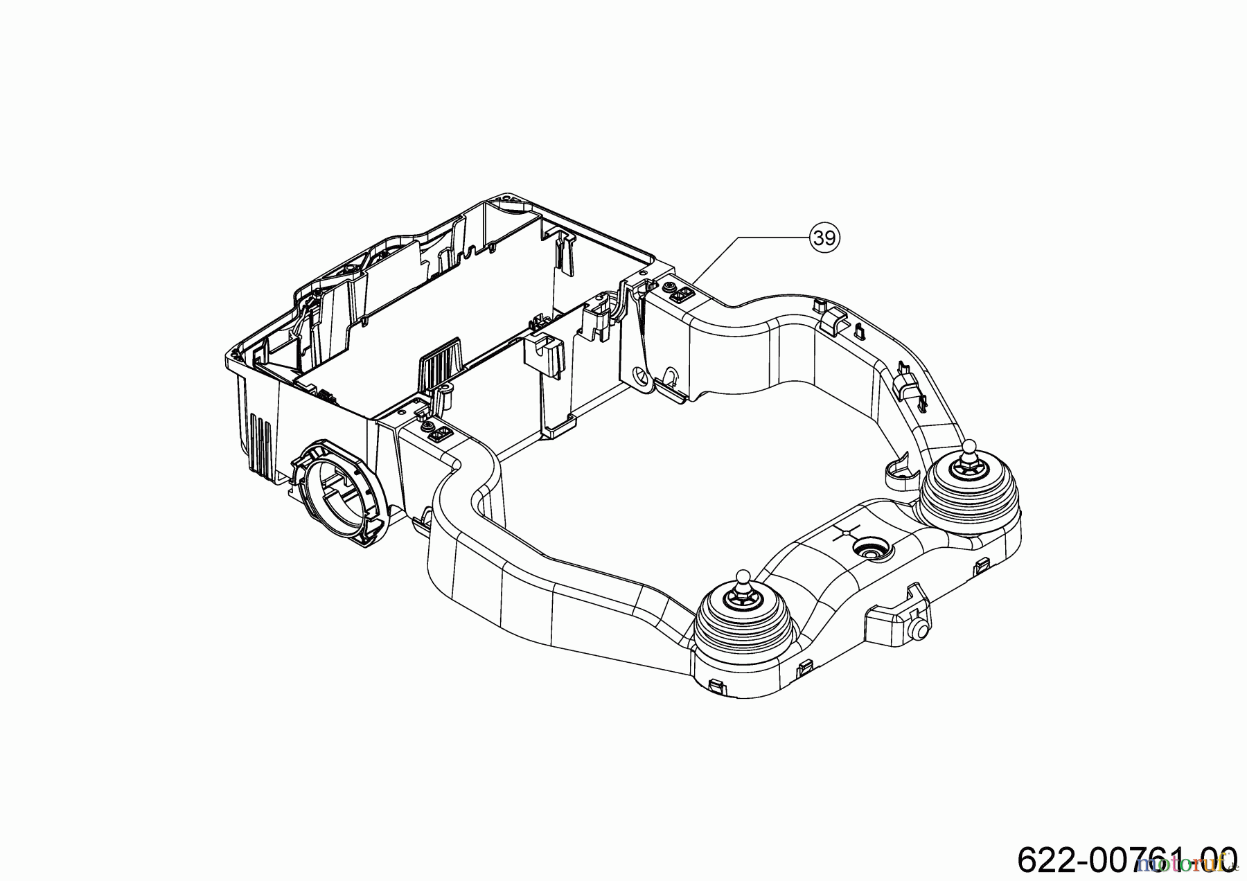 Cub Cadet Mähroboter XR5 2000 22AKHEFA603 (2021) Fahrgestell, Rahmen
