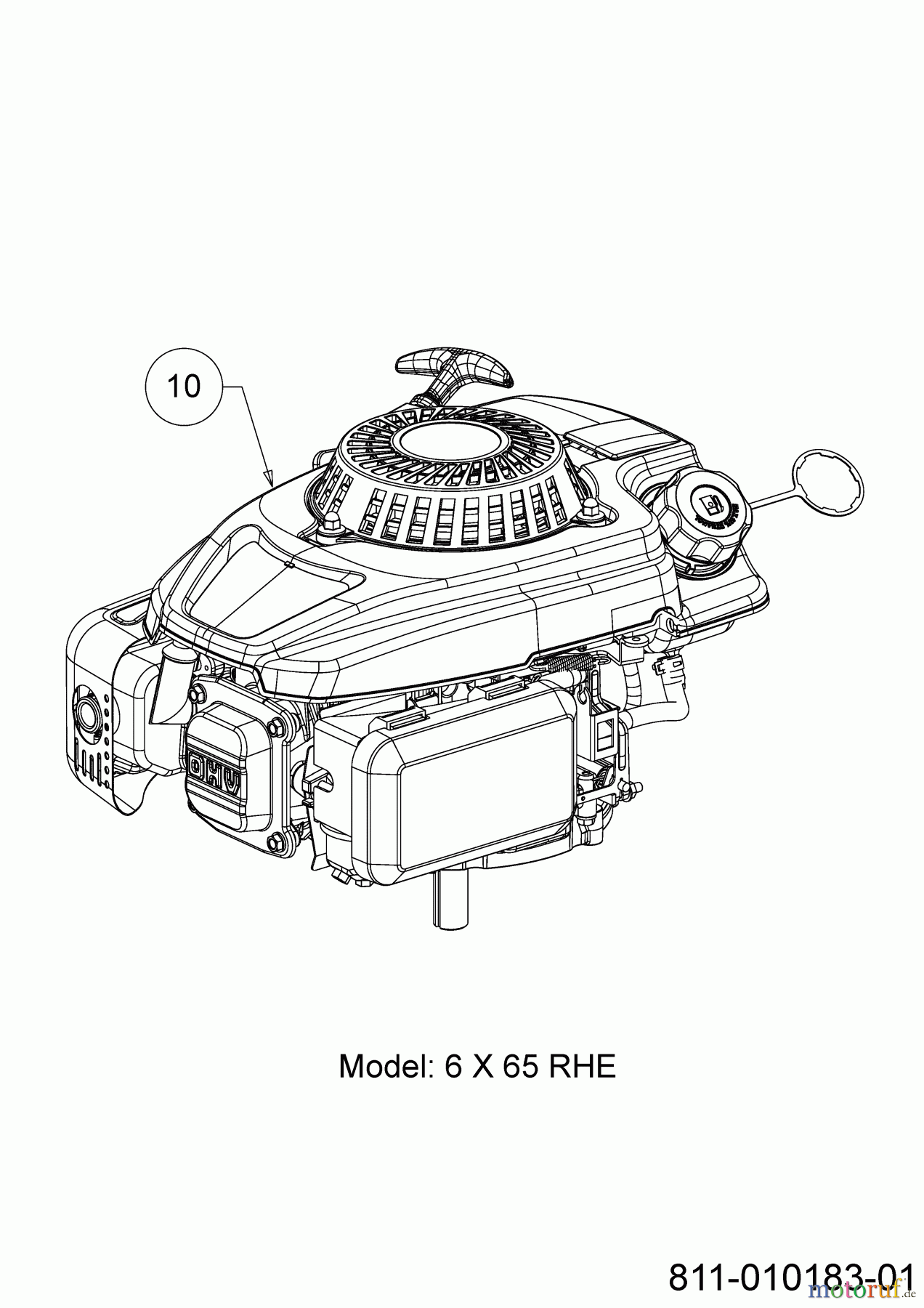 Cub Cadet Motormäher mit Antrieb LM2 DR46ES 12ECTQS7603 (2023) Motor