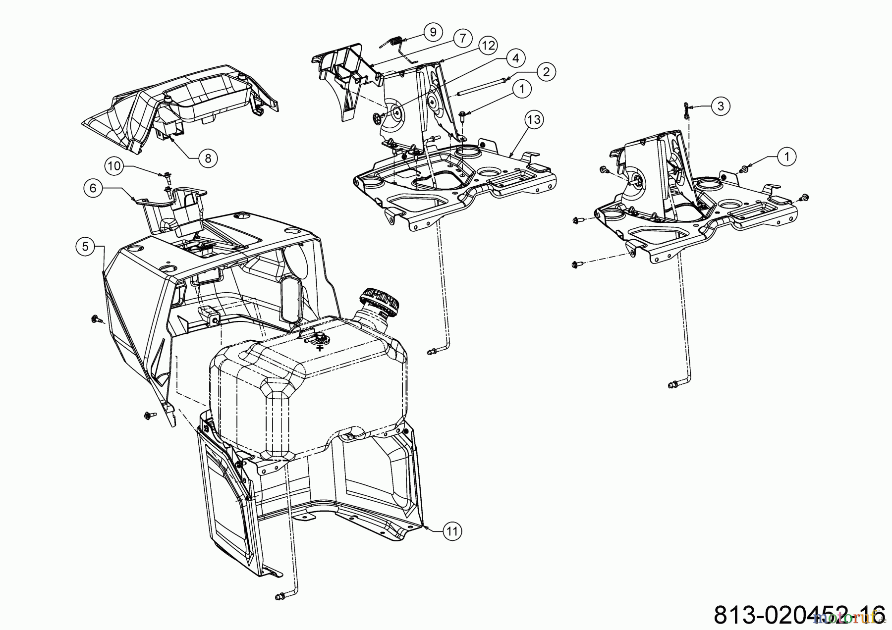 Cub Cadet Rasentraktoren XT2 PS117 13AJA1TT603 (2023) Armaturenbrett