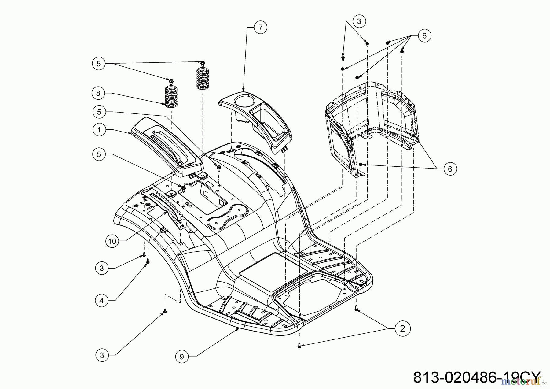 Cub Cadet Rasentraktoren XT1-LT46 13APA9CT056 (2022) Sitzwanne