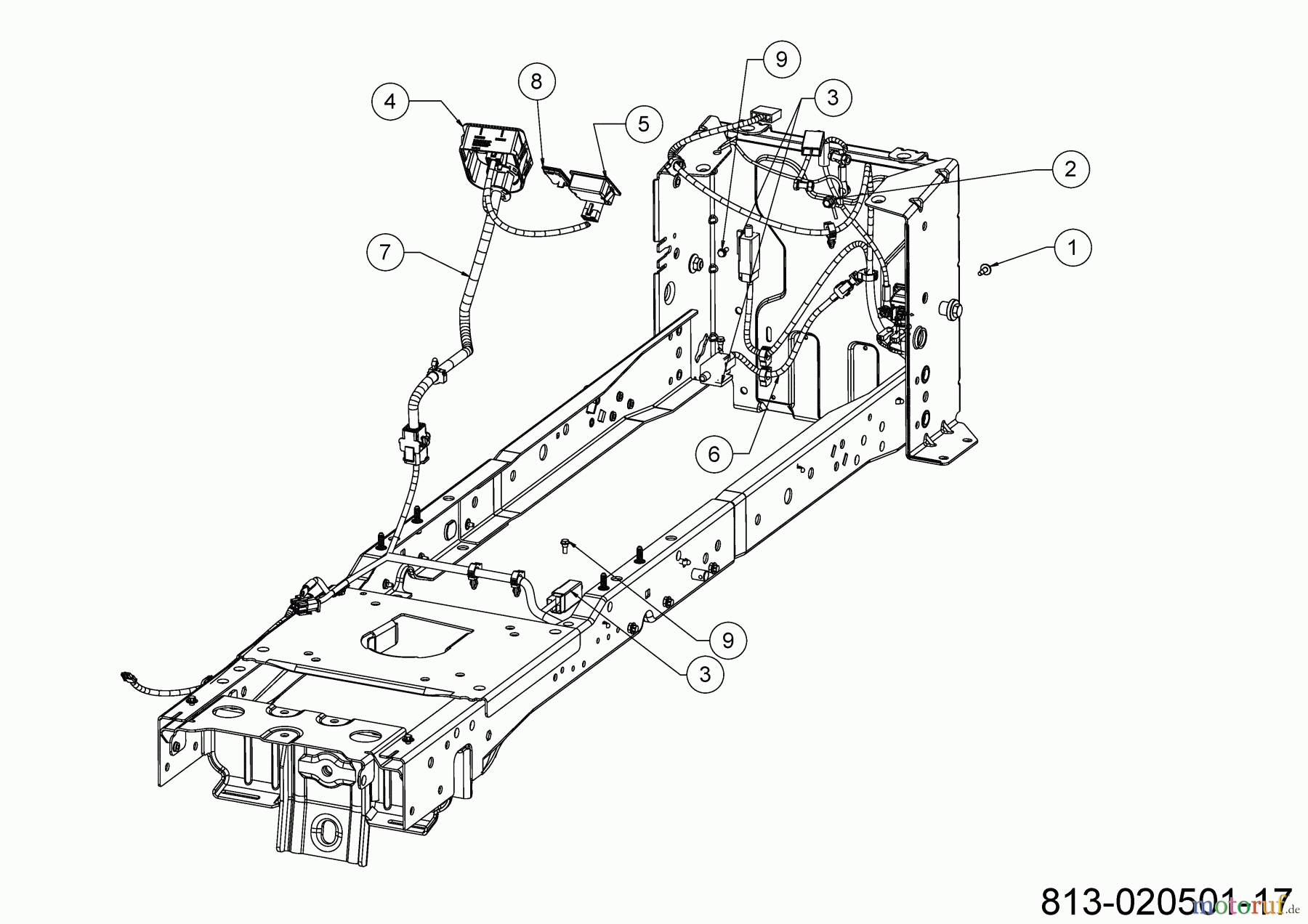  Cub Cadet Rasentraktoren XT1-LT46 13APA9CT056 (2022) Elektroteile