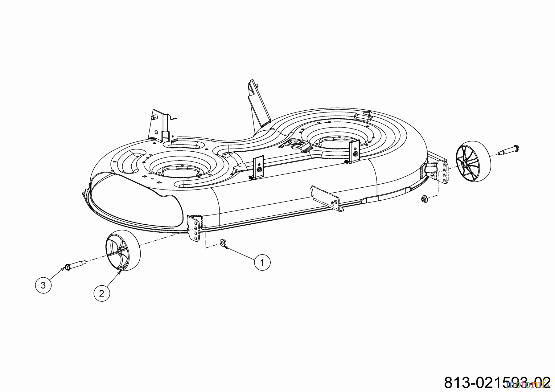 Cub Cadet E-Rasentraktoren XT2 ES107 33ABA7CS603 (2021) Räder Mähwerk