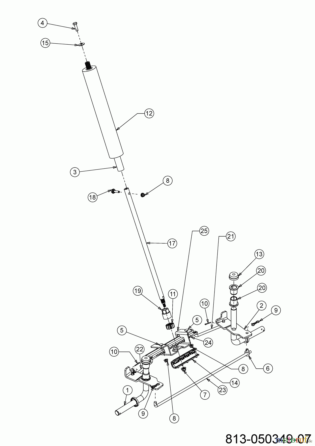 Cub Cadet Rasentraktoren LR1 MS76 13B726JD603 (2023) Lenkung