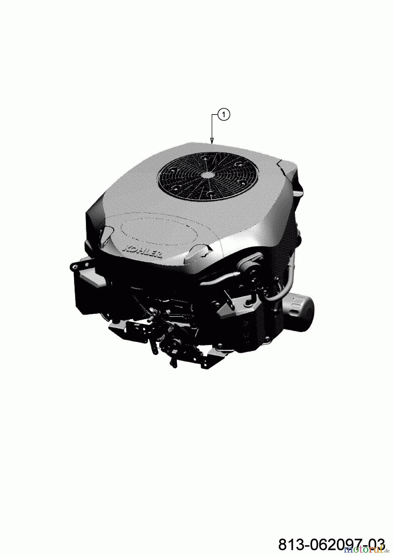 Cub Cadet Rasentraktoren XT1-LT46 13APA9CT056 (2022) Motor Kohler