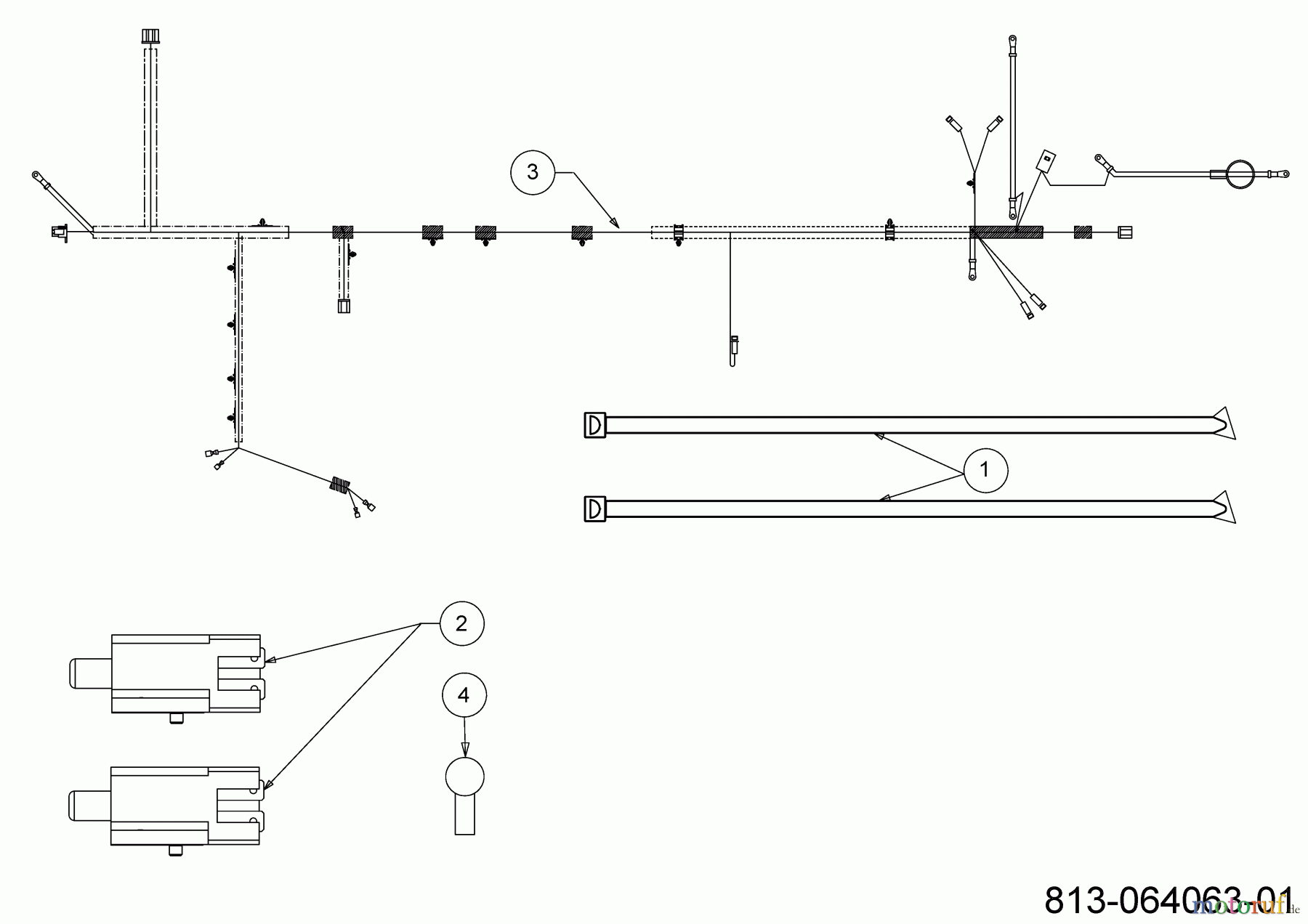  Cub Cadet Rasentraktoren LT2 NS92 13AB78BY603 (2023) Elektroteile