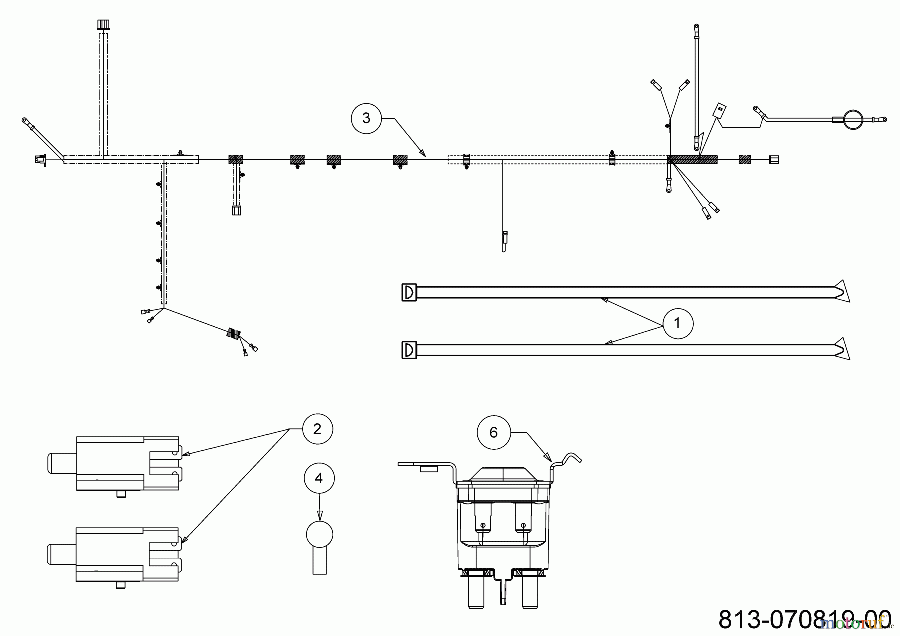  Cub Cadet Rasentraktoren LT1 NR92 13AB77BE603 (2023) Elektroteile