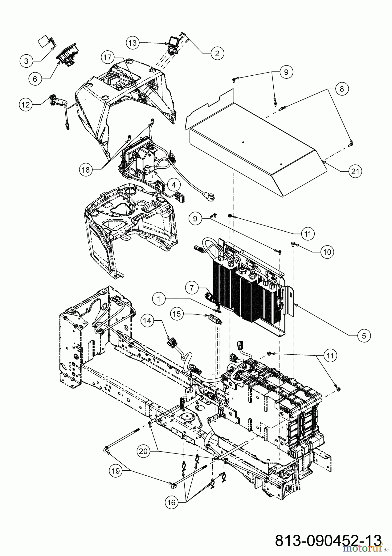 Cub Cadet E-Rasentraktoren XT2 ES107 33ABA7ES603 (2022) Elektroteile