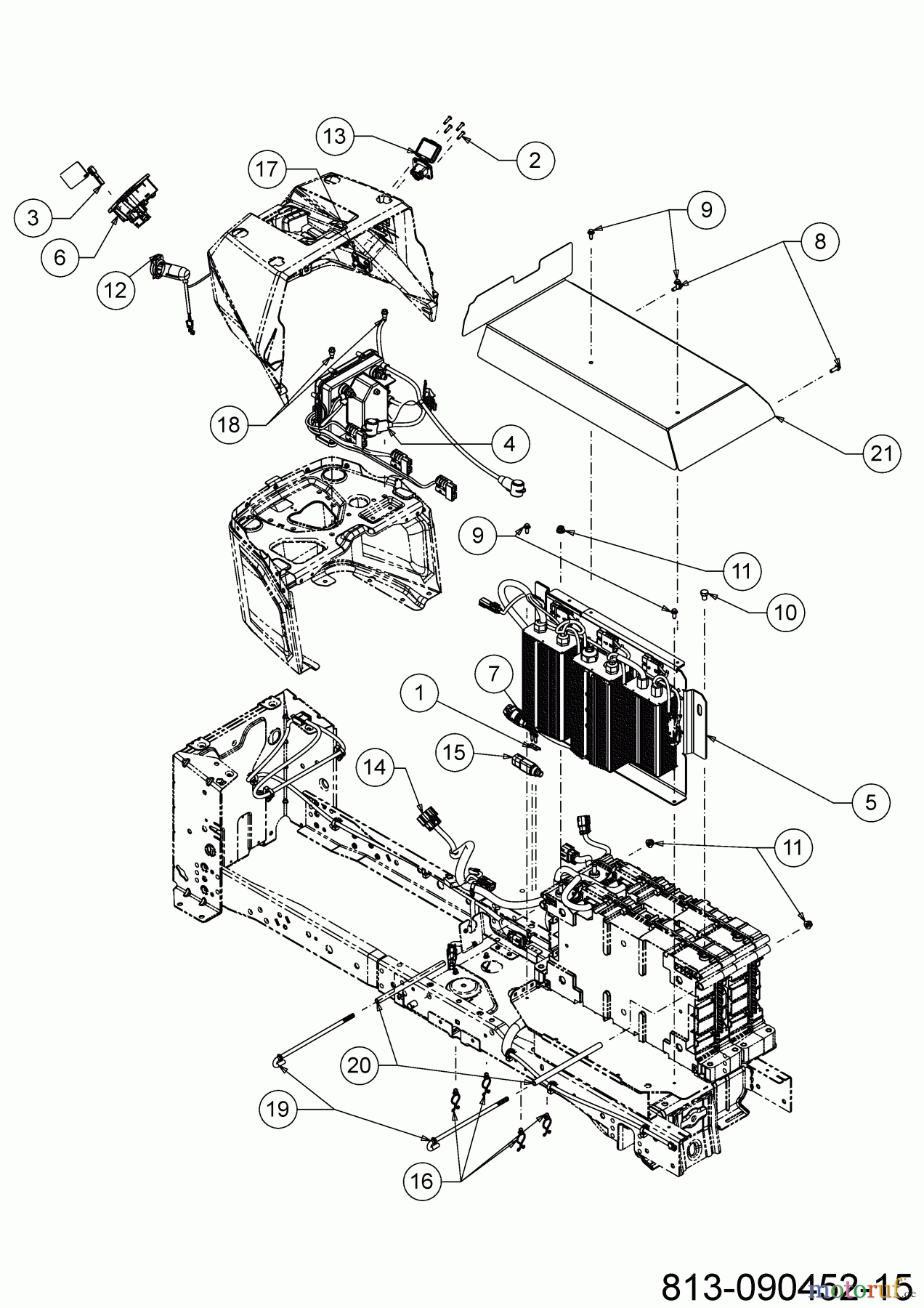 Cub Cadet E-Rasentraktoren XT2 ES107 33ABA7ES603 (2023) Elektroteile