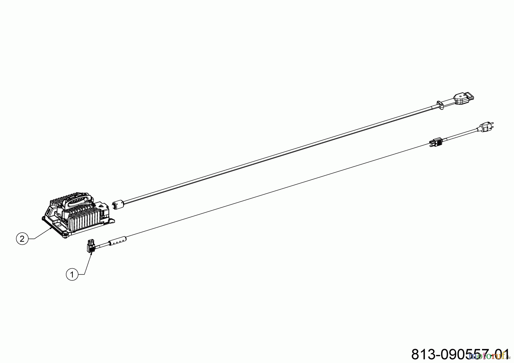 Cub Cadet E-Rasentraktoren XT2 ES107 33ABA7CS603 (2021) Ladegerät