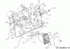 Cub Cadet XT1 OR106 13A8A1TR603 (2022) Ersatzteile Heckplatte, Batteriekasten, Sperrklinken Grasfangsack