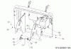 Cub Cadet XT1 OR106 13A8A1TR603 (2022) Ersatzteile Heckplatte, Anschlag Batterieabdeckung