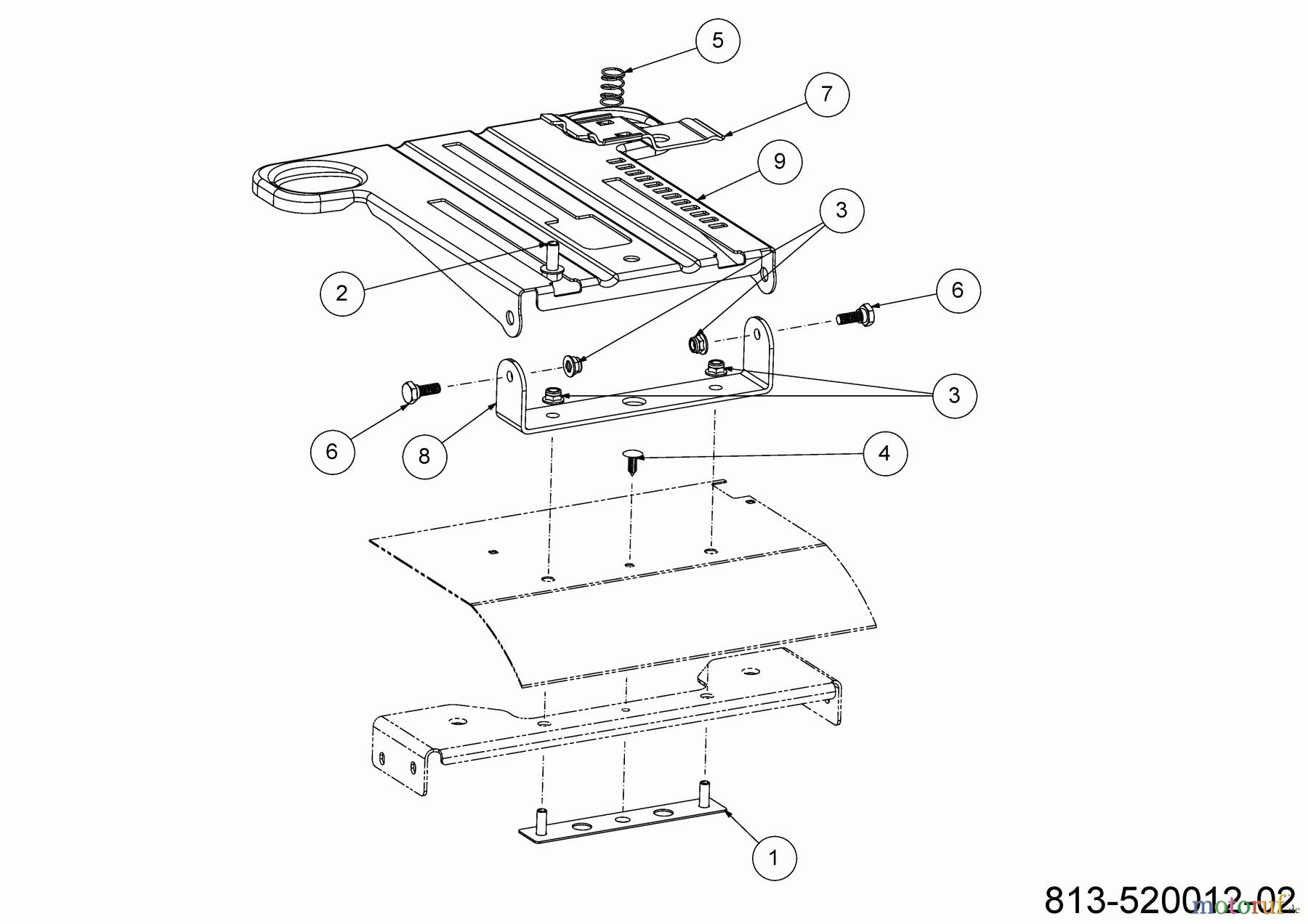 Cub Cadet Rasentraktoren XT1 OR106 13A8A1TR603 (2022) Sitzträger