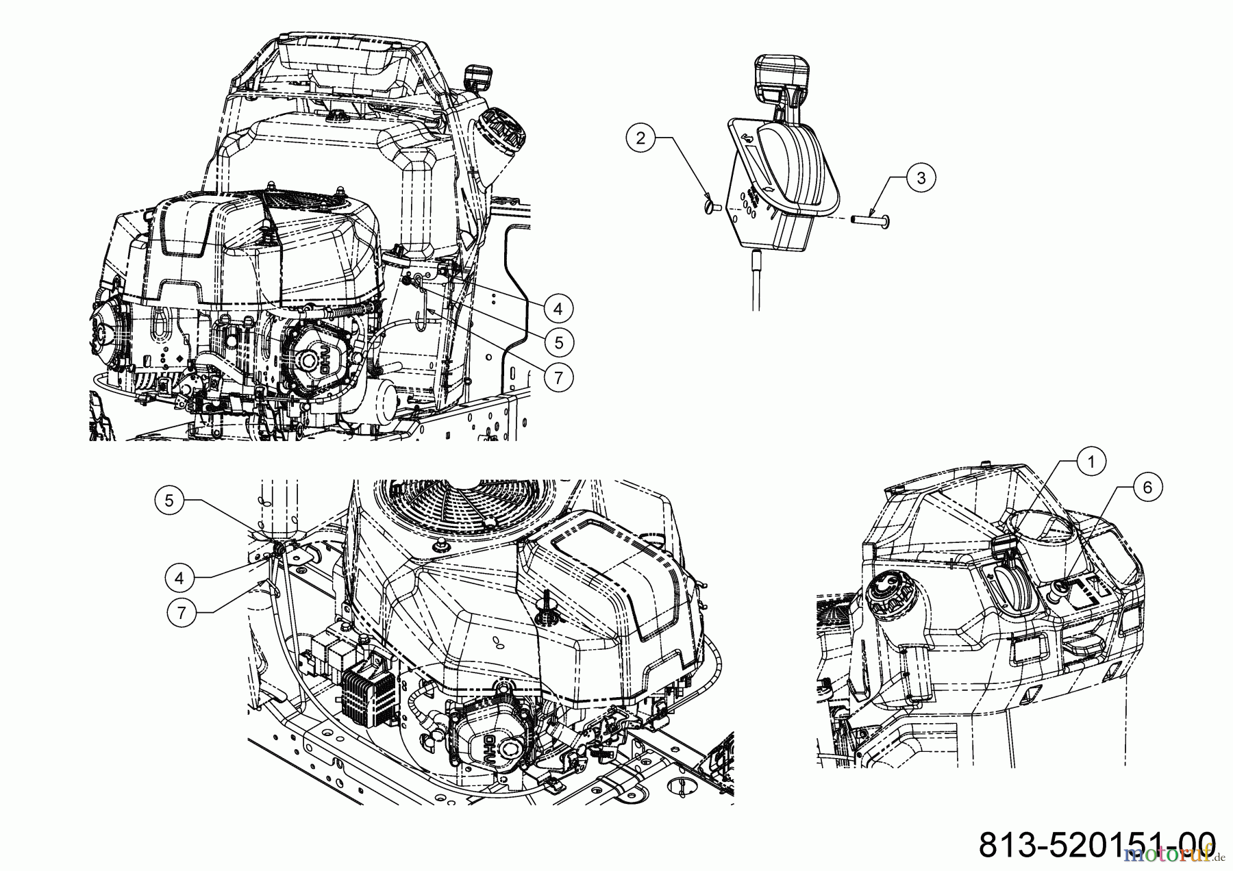 Cub Cadet Rasentraktoren XT2 PS117 13AJA1TT603 (2022) Choke- und Gaszug