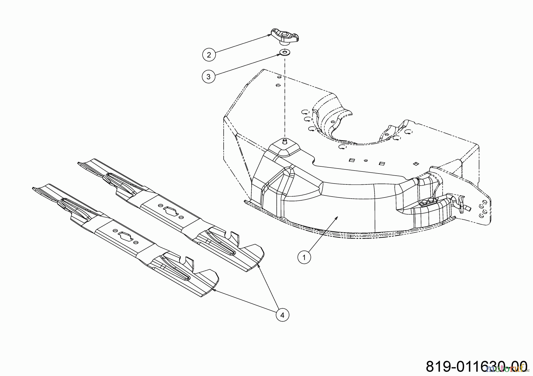 Cub Cadet Zero Turn XZ5 L107 17BAEACS603 (2023) Mulch Kit