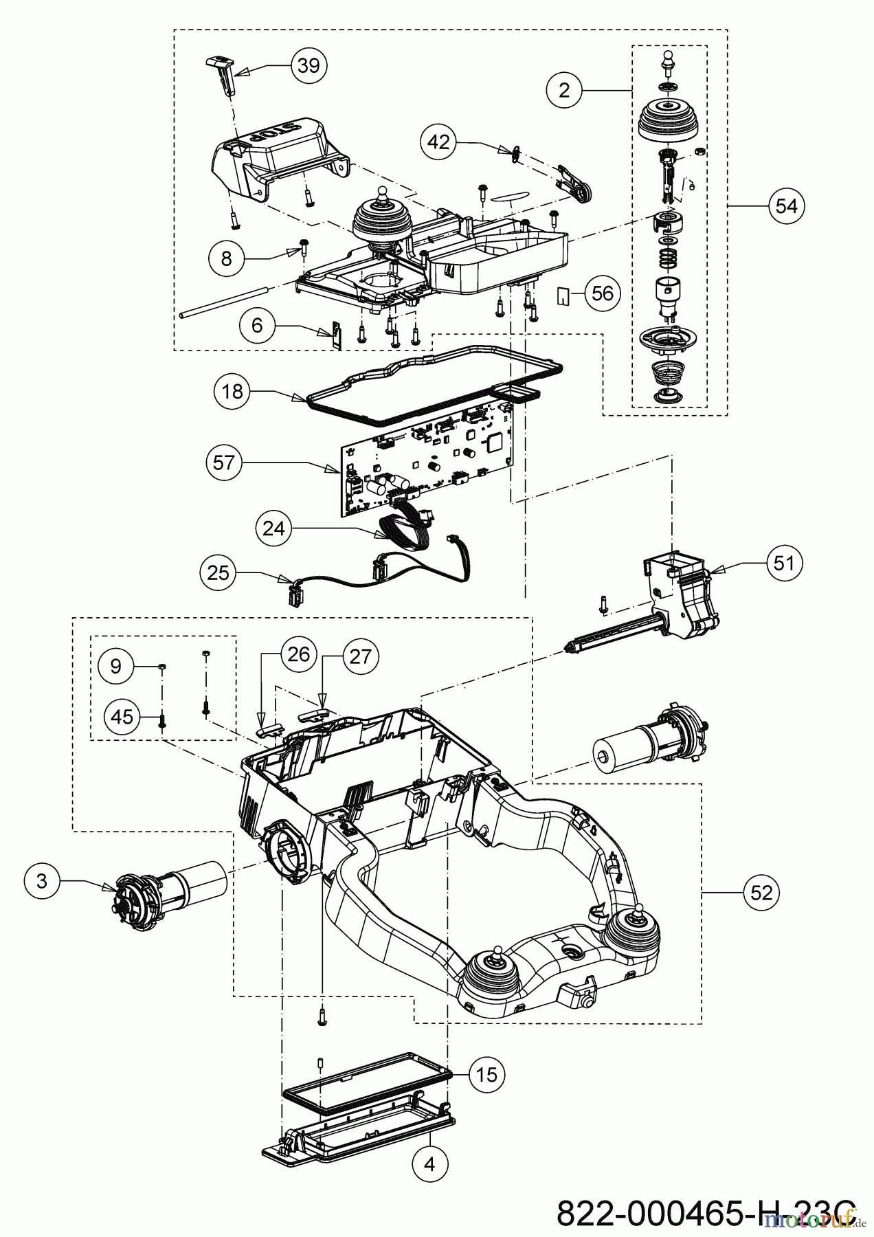 Cub Cadet Mähroboter XR5 2000 22AKHEFA603 (2022) Hinterwagen