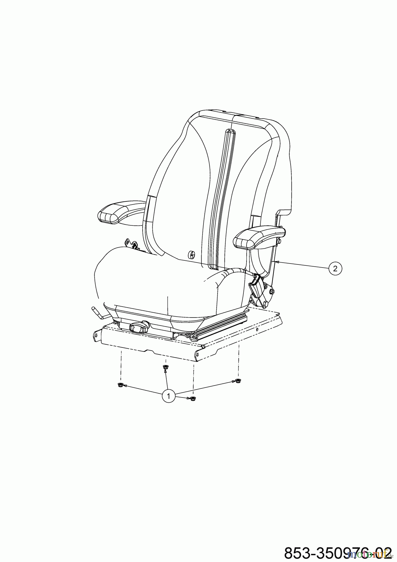 Cub Cadet Zero Turn XZ7 L152I ULTIMA 47ATAHA8603 (2021) Sitz