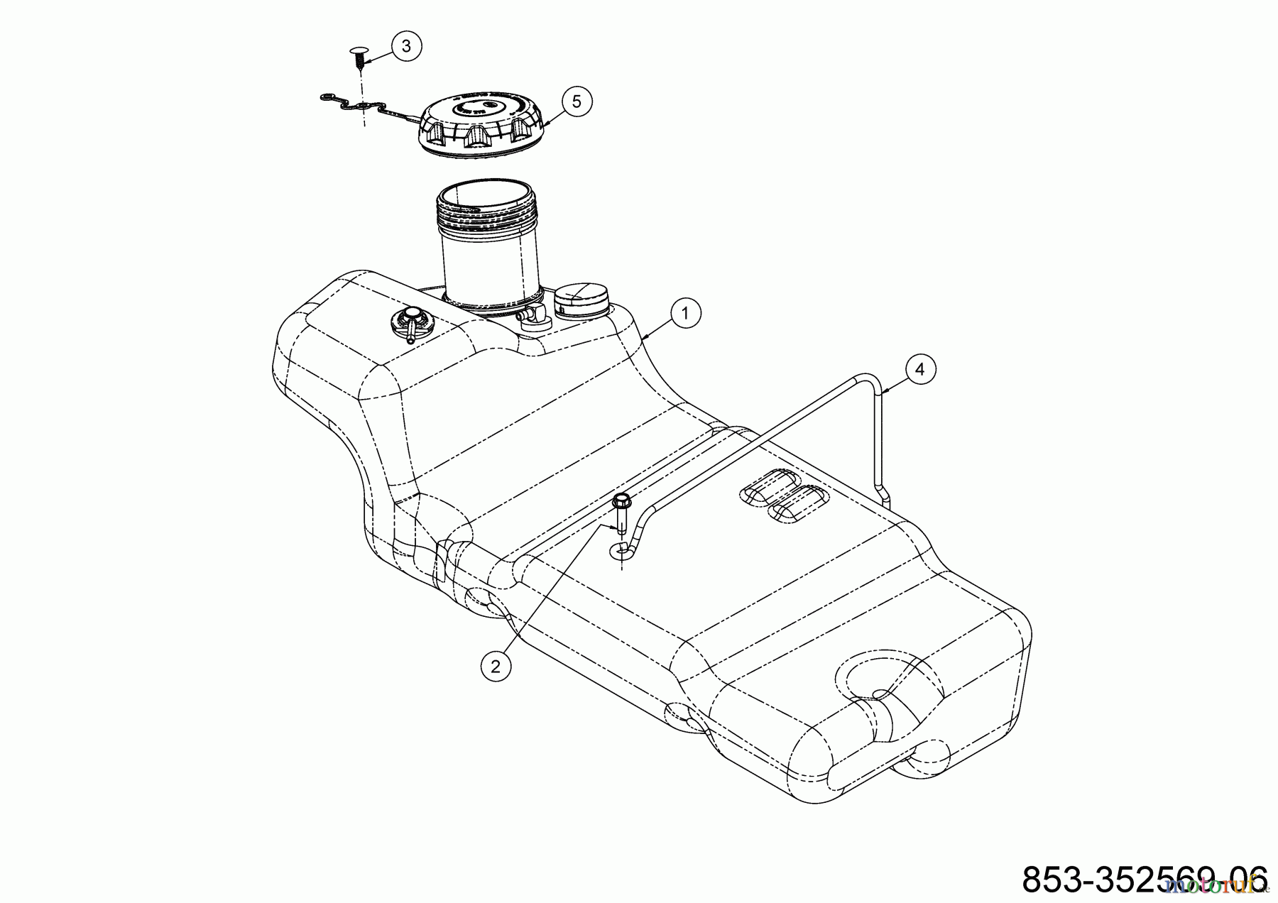  Cub Cadet Zero Turn XZ7 L152I ULTIMA 47ATAHA8603 (2021) Tank