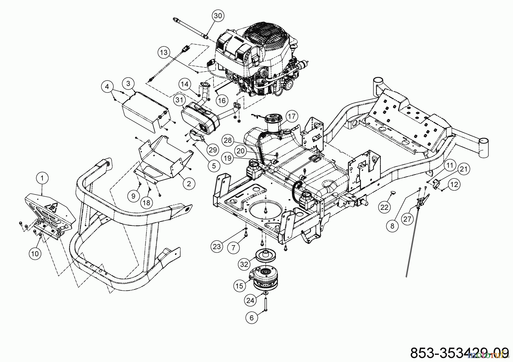  Cub Cadet Zero Turn XZ7 L152I ULTIMA 47ATAHA8603 (2022) Choke- und Gaszug, Motorzubehör