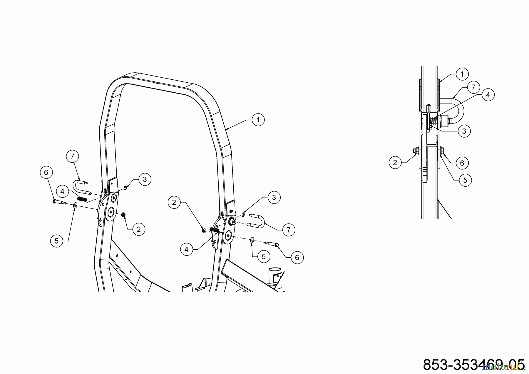 Cub Cadet Zero Turn XZ8 S137I ULTIMA 47ATCAB7603 (2023) Überollbügel