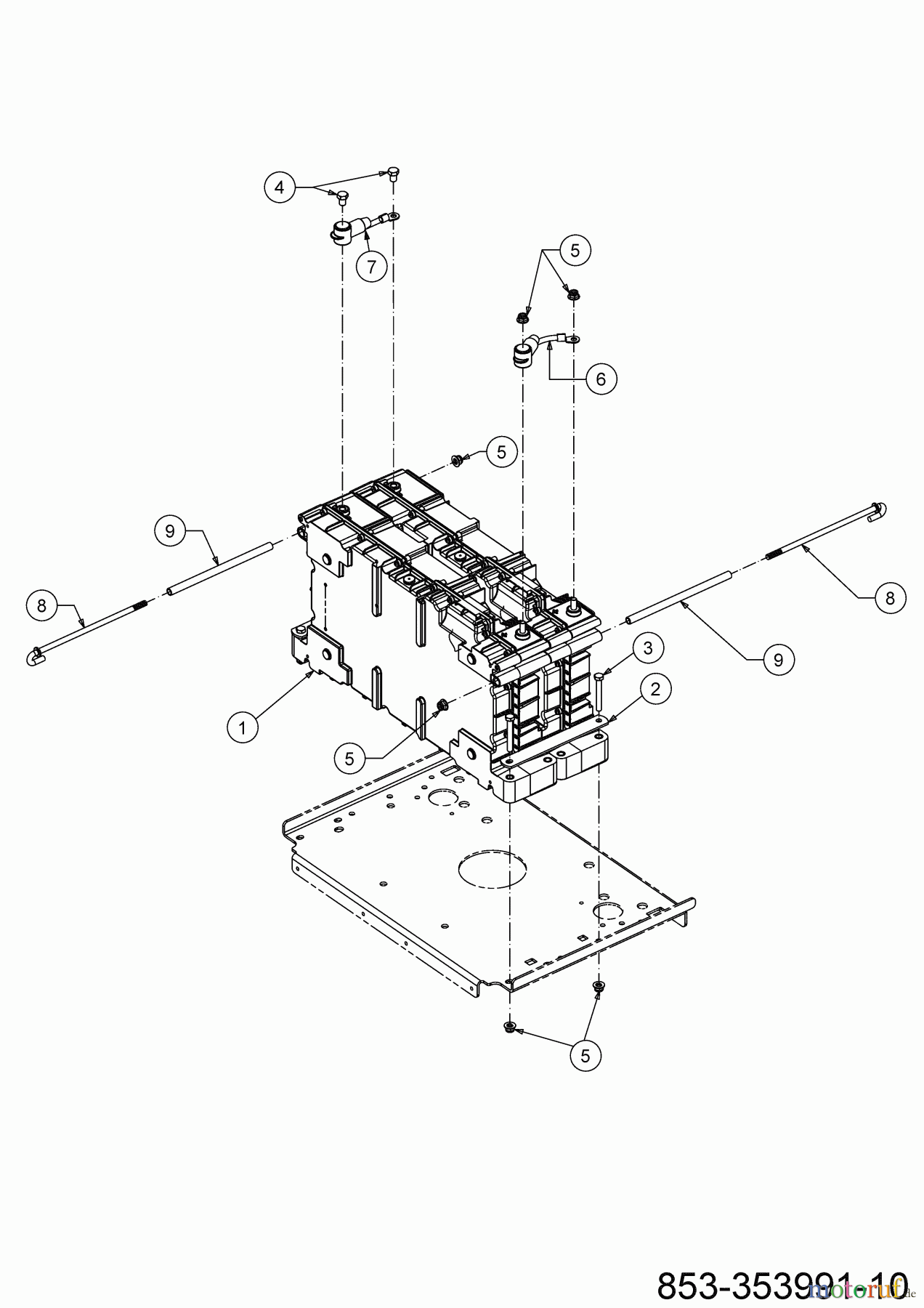 Cub Cadet Zero Turn XZ5 EL107 34BBA2CS603 (2023) Li-Ion-Akku