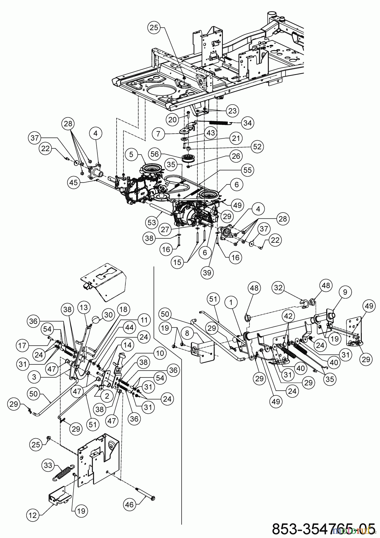 Cub Cadet Zero Turn XZ6 S107 17AAGBYE603 (2022) Fahrantrieb