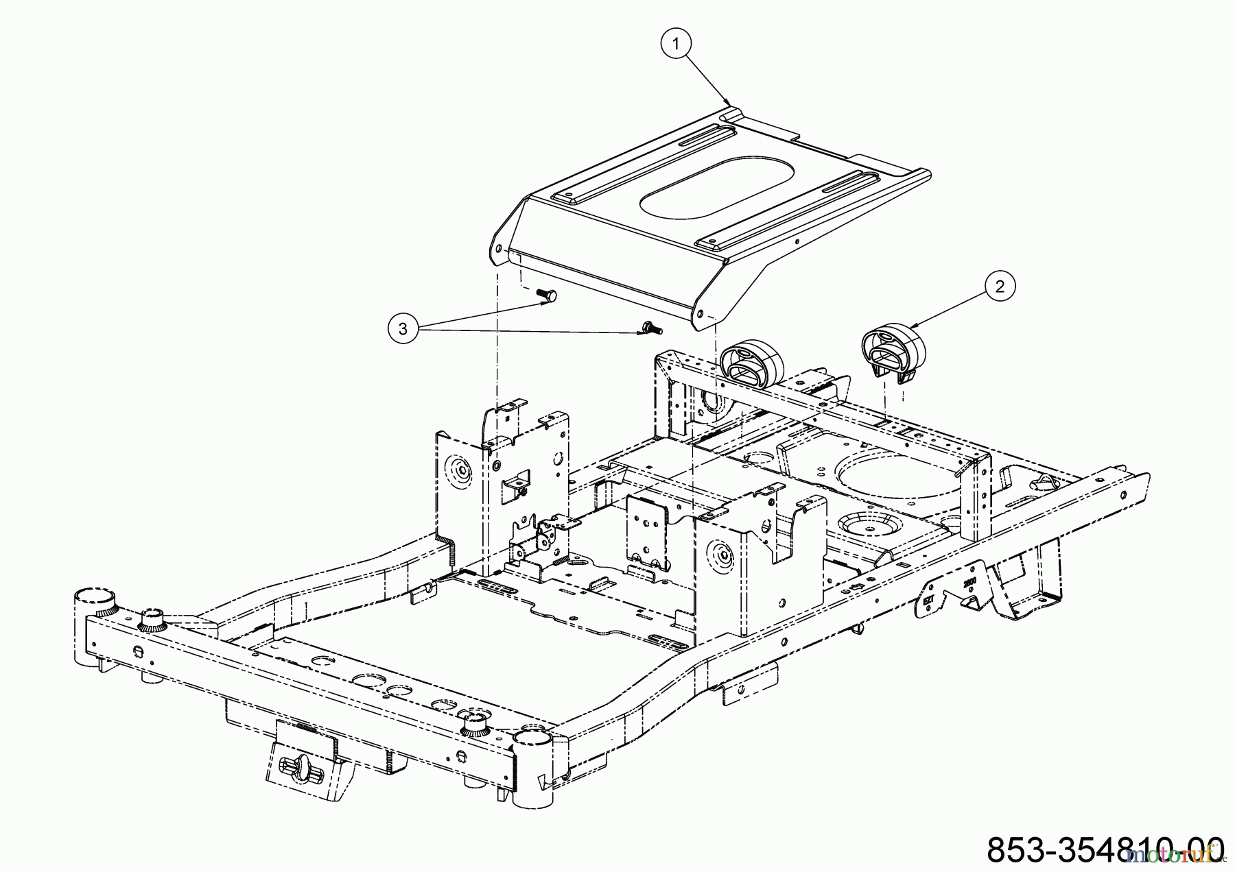 Cub Cadet Zero Turn XZ6 S127 17AIGGY2603 (2023) Sitztraeger