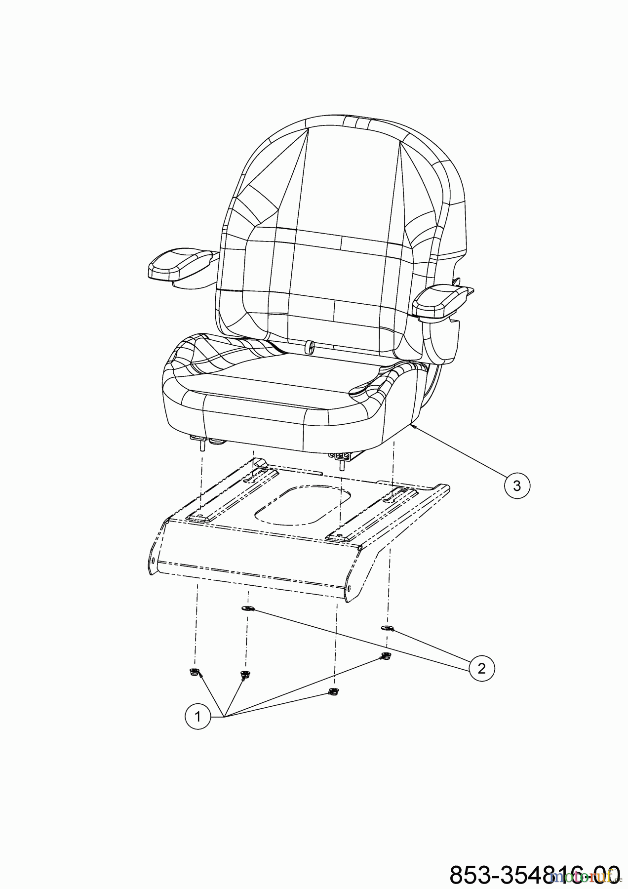 Cub Cadet Zero Turn XZ6 S127 17AIGGY2603 (2023) Sitz