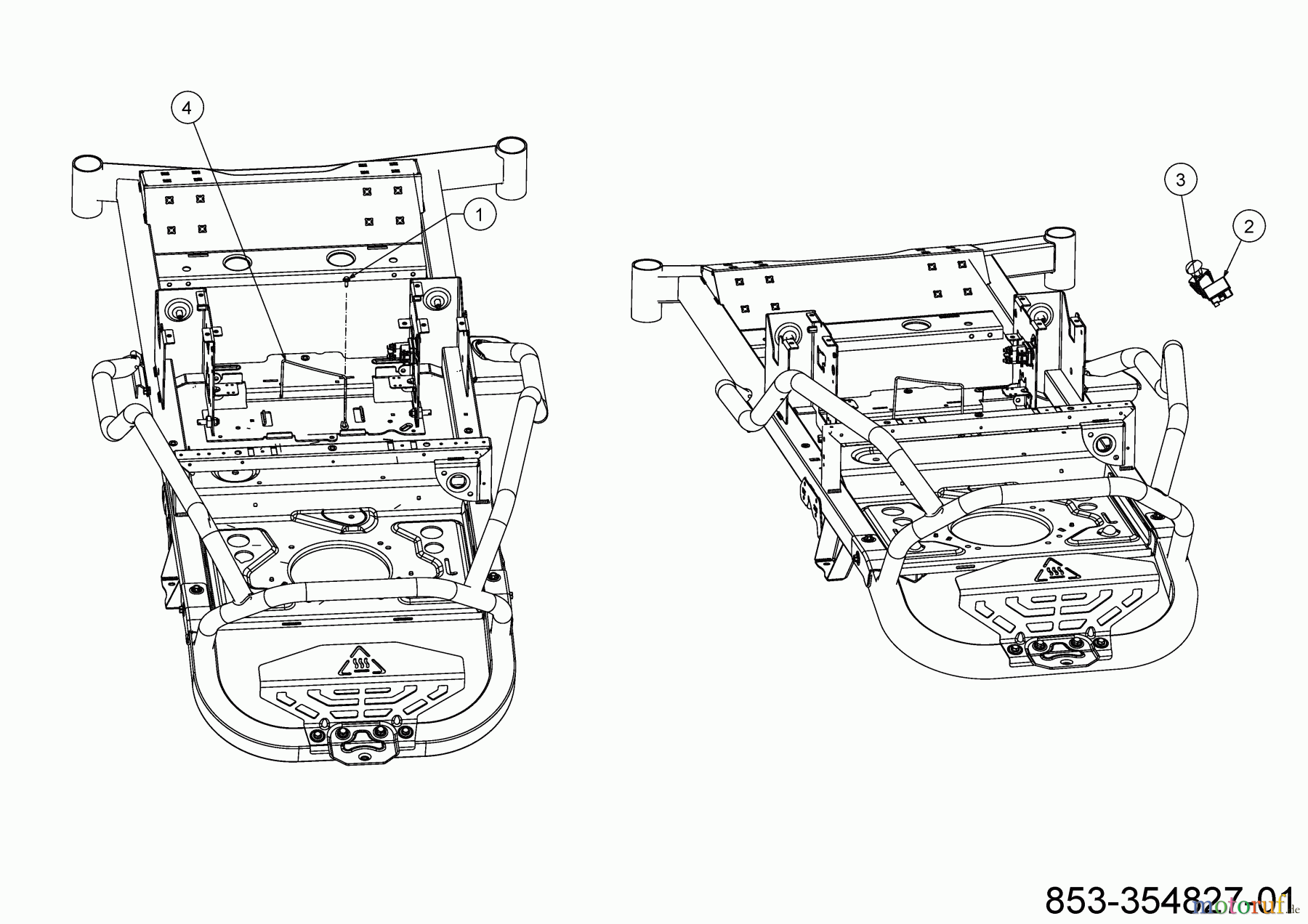 Cub Cadet Zero Turn ZT2 50 ULTIMA 17RIEAC2010 (2022) Elektroteile