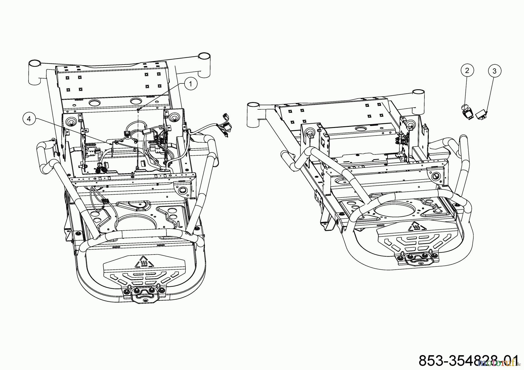 Cub Cadet Zero Turn XZ5 L107 17BAEACS603 (2023) Elektroteile