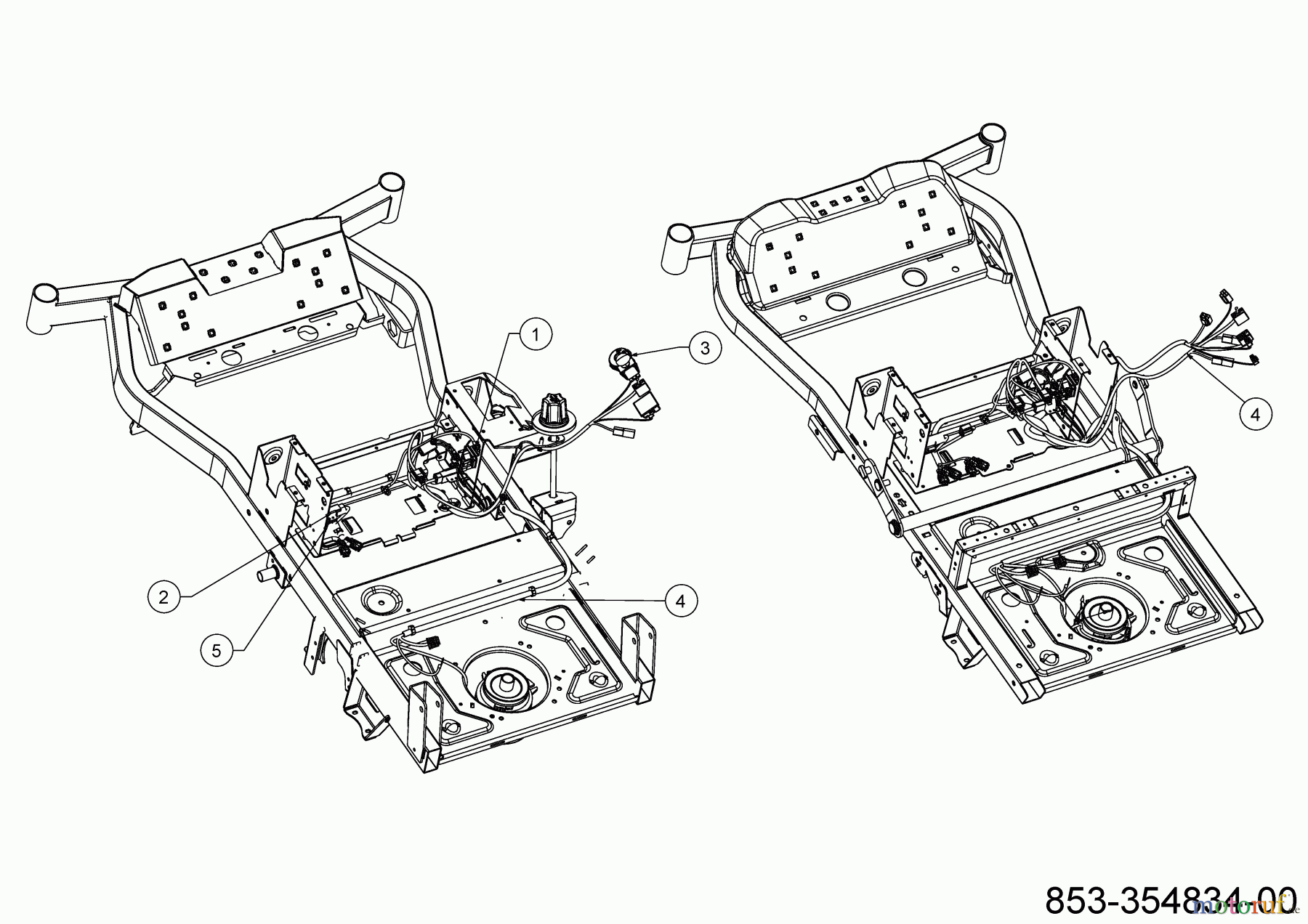 Cub Cadet Zero Turn ZT2 50 ULTIMA 17RIEAC2010 (2022) Elektroteile