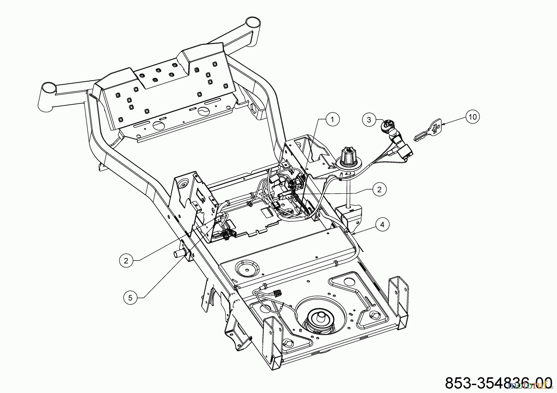 Cub Cadet Zero Turn XZ7 L122 ULTIMA 47AIAAA6603 (2023) Elektroteile