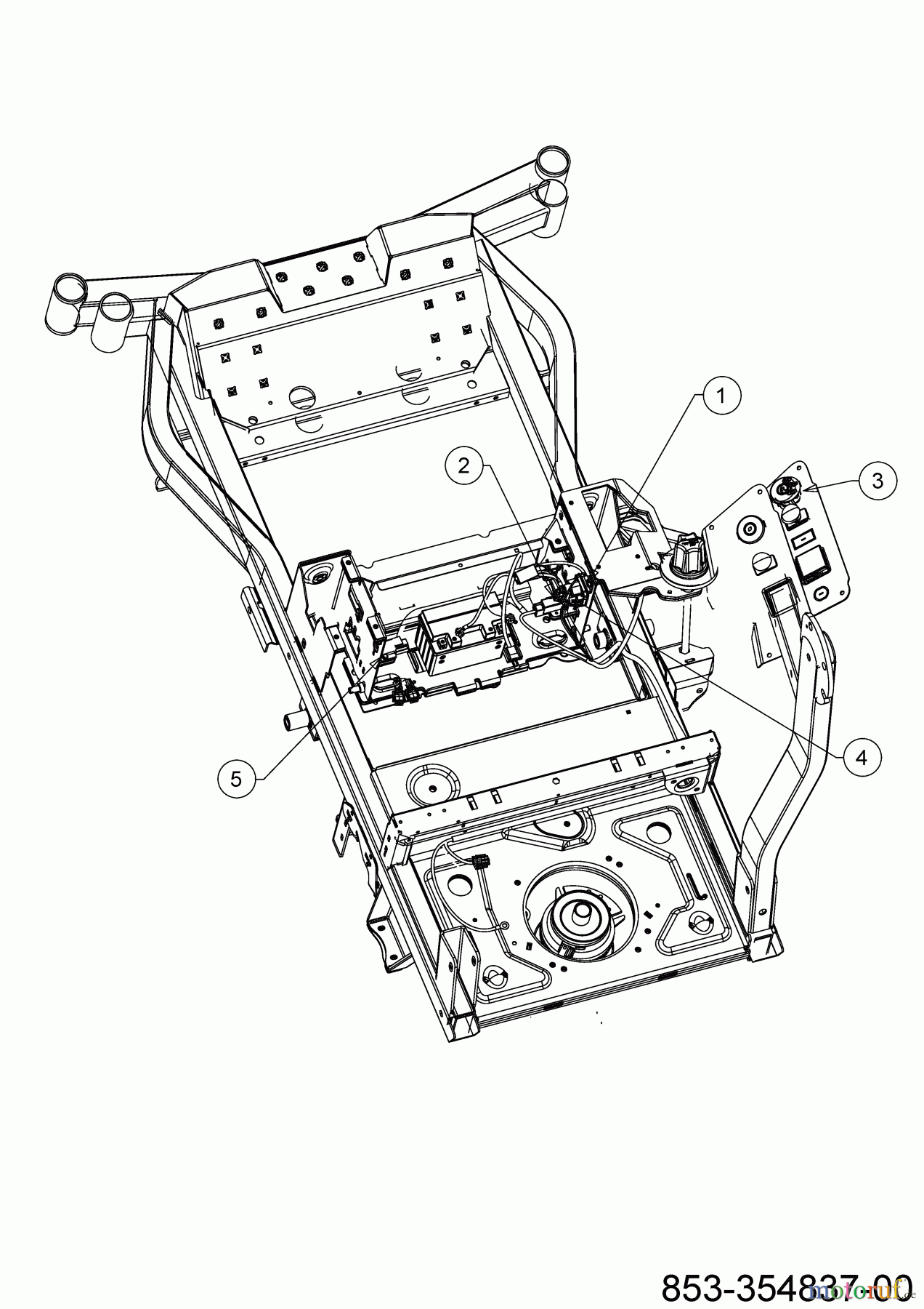  Cub Cadet Zero Turn XZ7 L152I ULTIMA 47ATAHA8603 (2022) Elektroteile