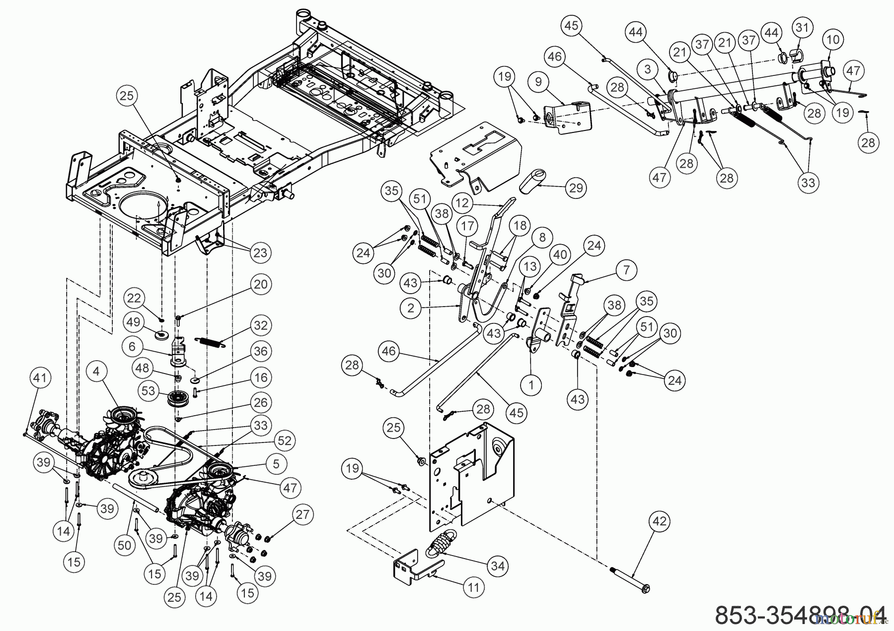 Cub Cadet Zero Turn XZ8 S137I ULTIMA 47ATCAB7603 (2023) Fahrantrieb