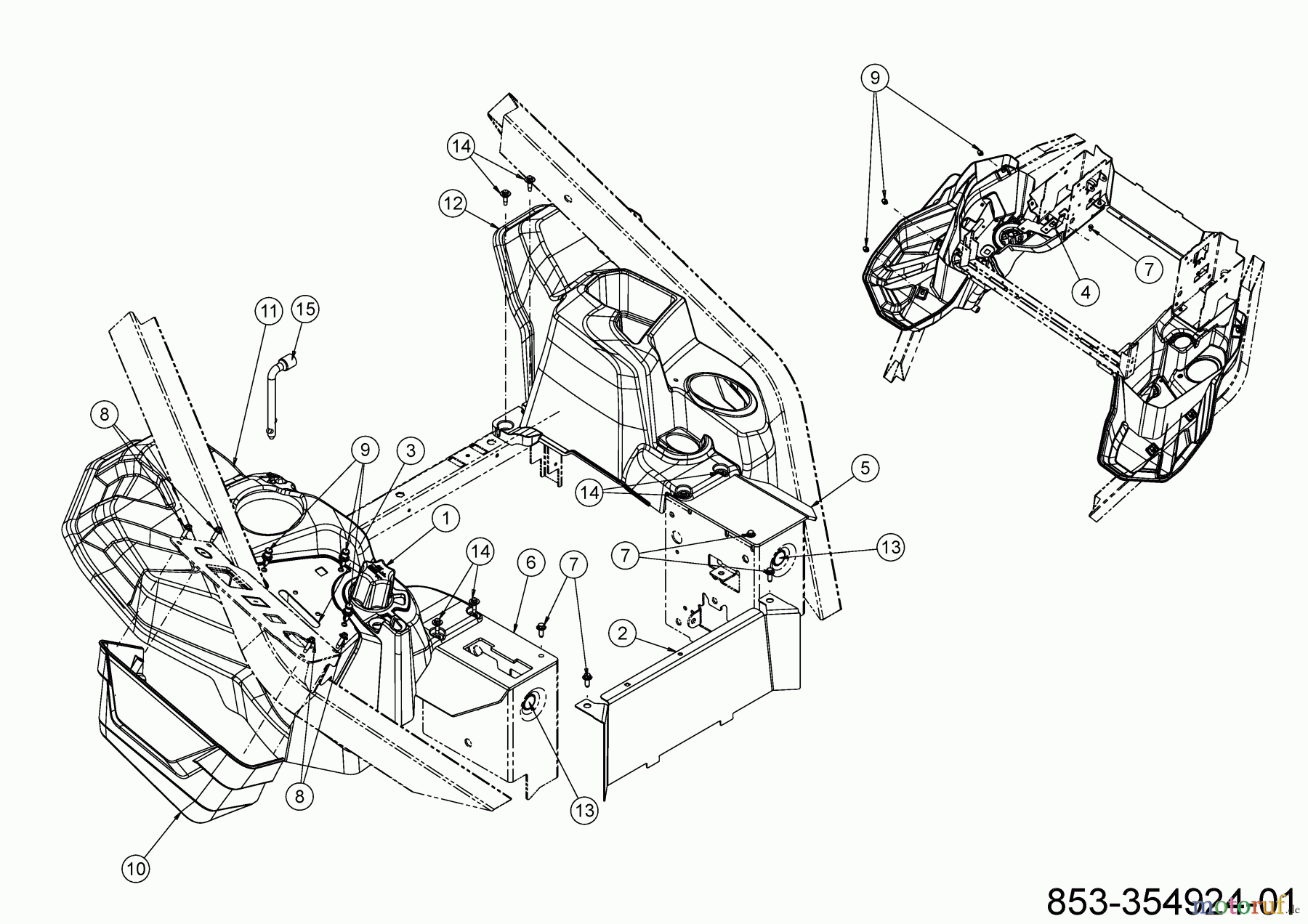 Cub Cadet Zero Turn XZ8 S137I ULTIMA 47ATCAB7603 (2023) Verkleidungen