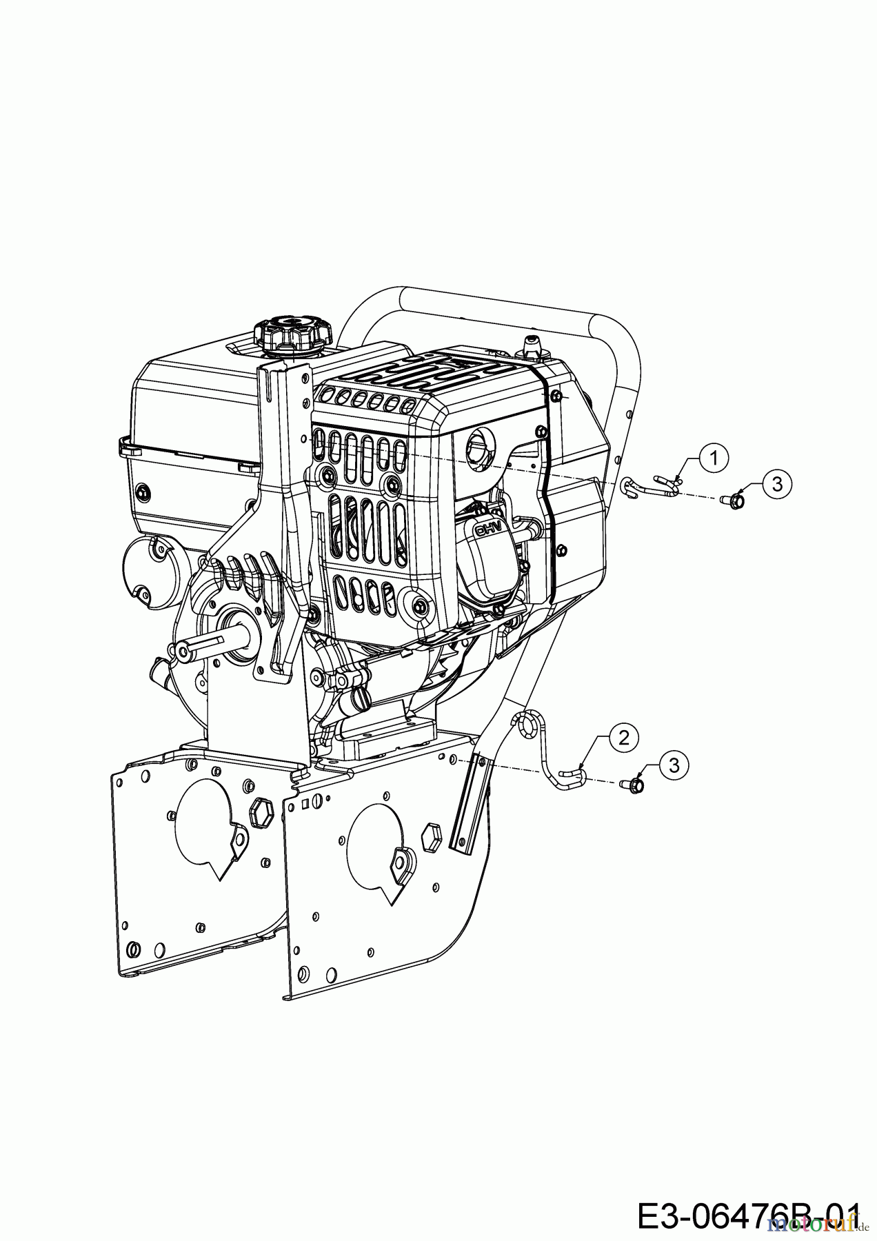 Cub Cadet Schneefräsen XS3 76 TDE 31AY7EVZ603 (2024) Kabelführung