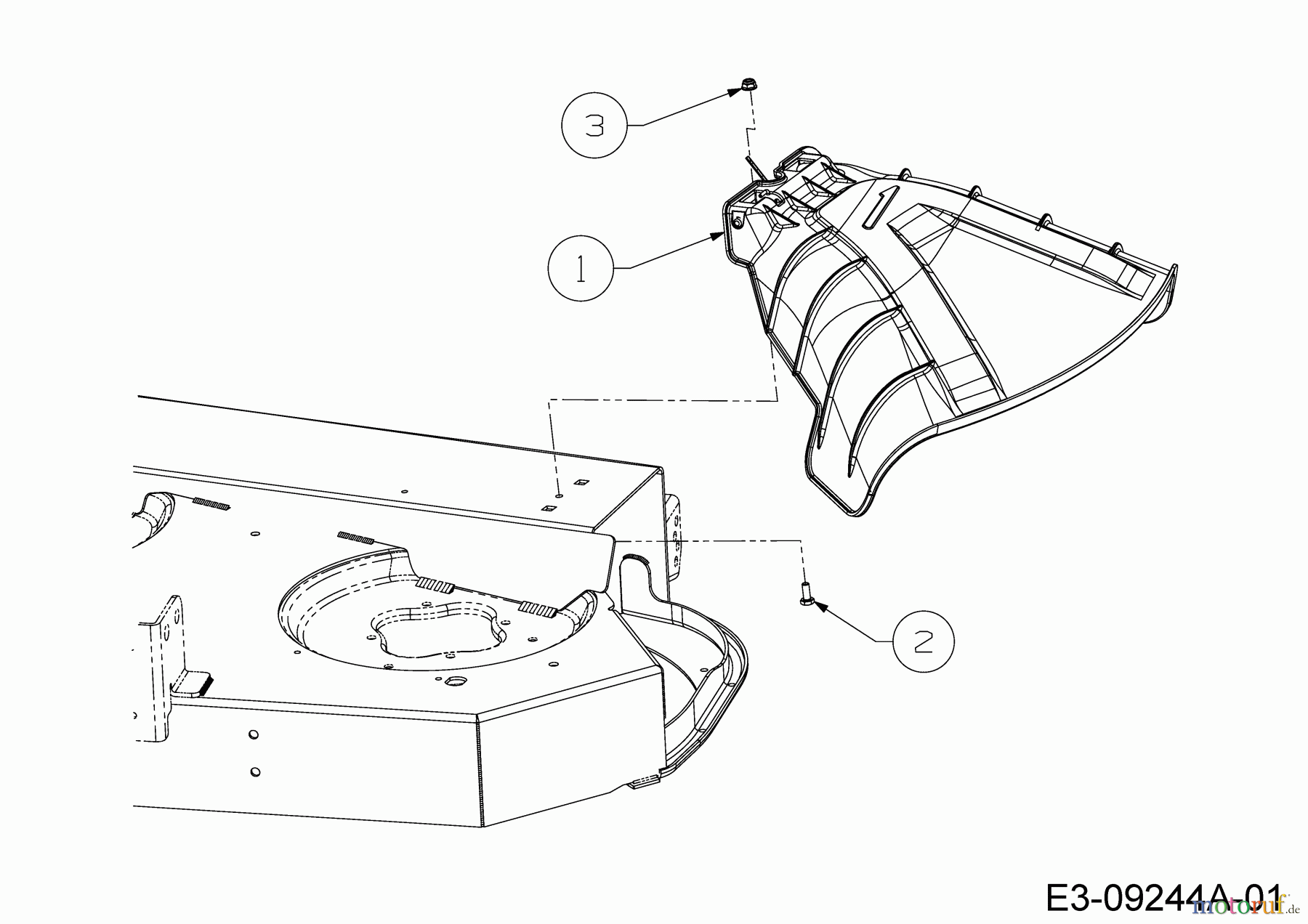 Cub Cadet Zero Turn XZ5 L137 17AIEACI603 (2021) Deflektor